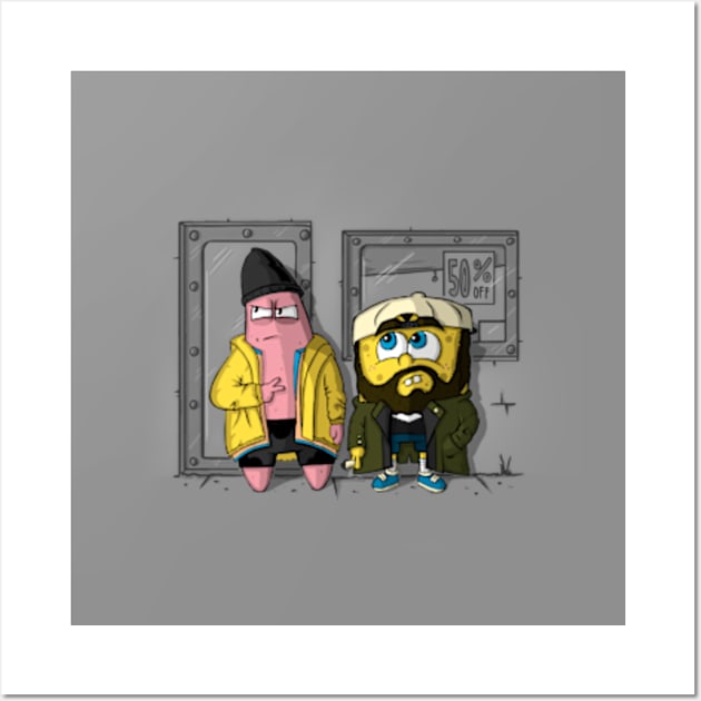 Pat & Silent Bob Wall Art by IdeasConPatatas